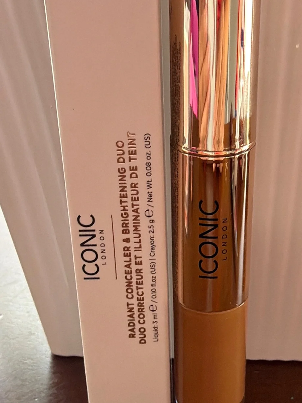 ICONIC London Radiant Concealer & Brightening Duo - Brown, Gold,Deep